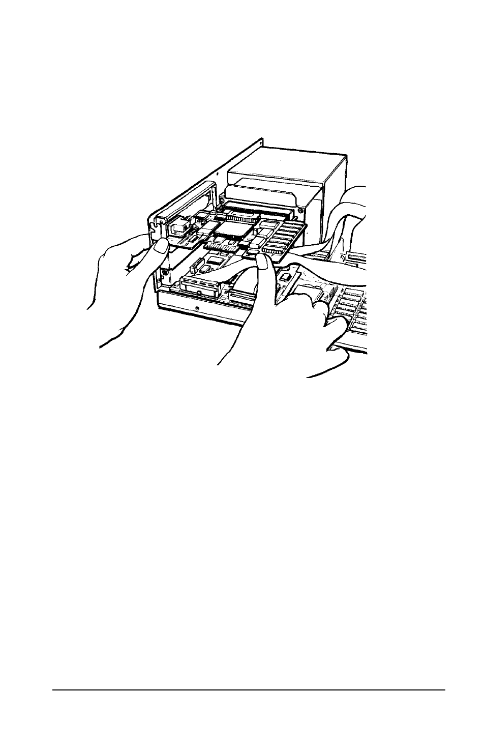 Removing an option card, Installing option | Epson Equity Ie Q50188015-1 User Manual | Page 78 / 147