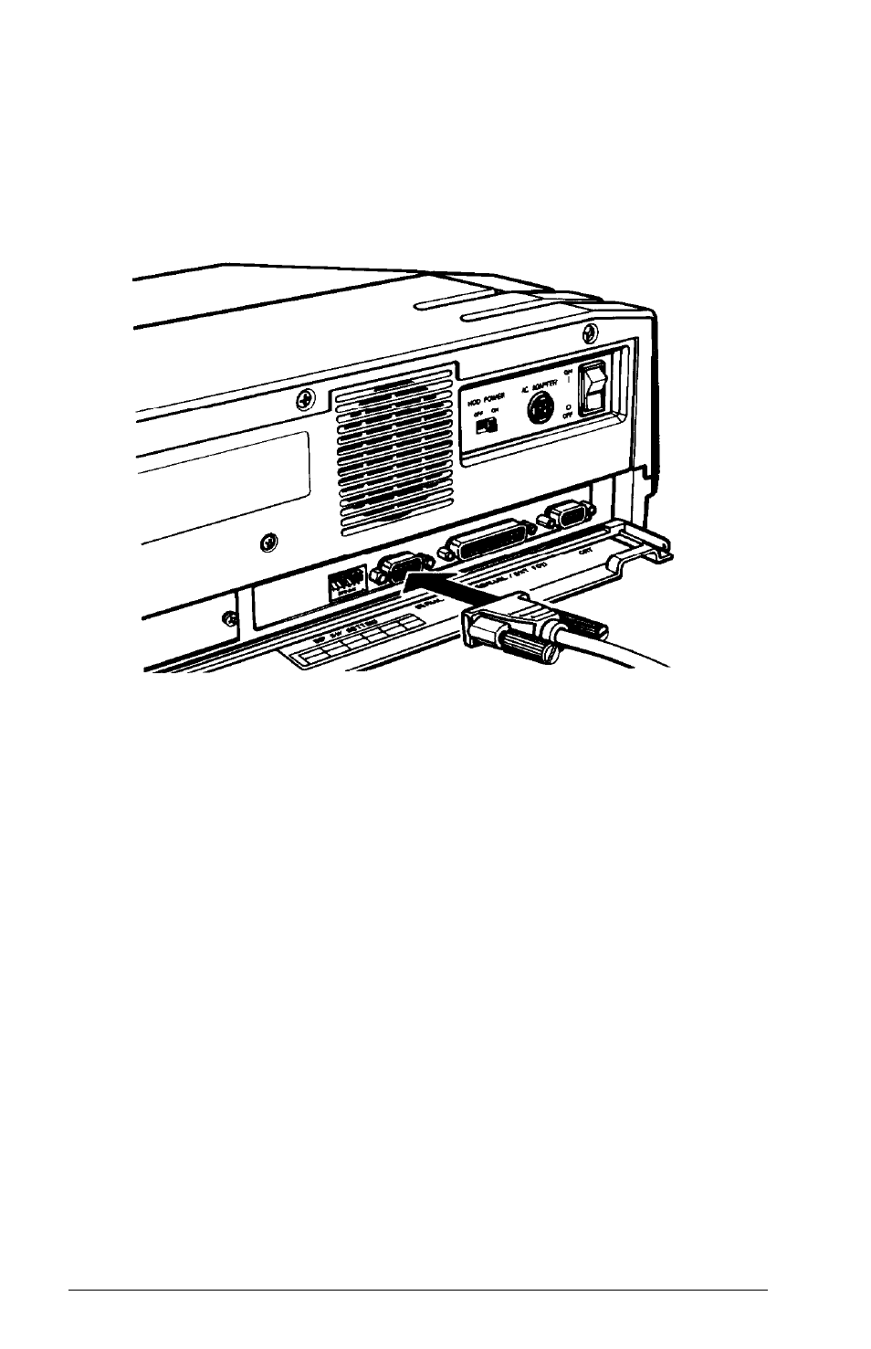 Connecting to the serial interface | Epson LT-286 User Manual | Page 20 / 188