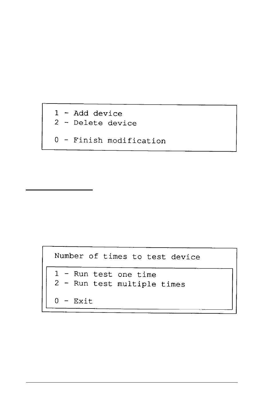 Selecting a test | Epson 386/25 User Manual | Page 284 / 326