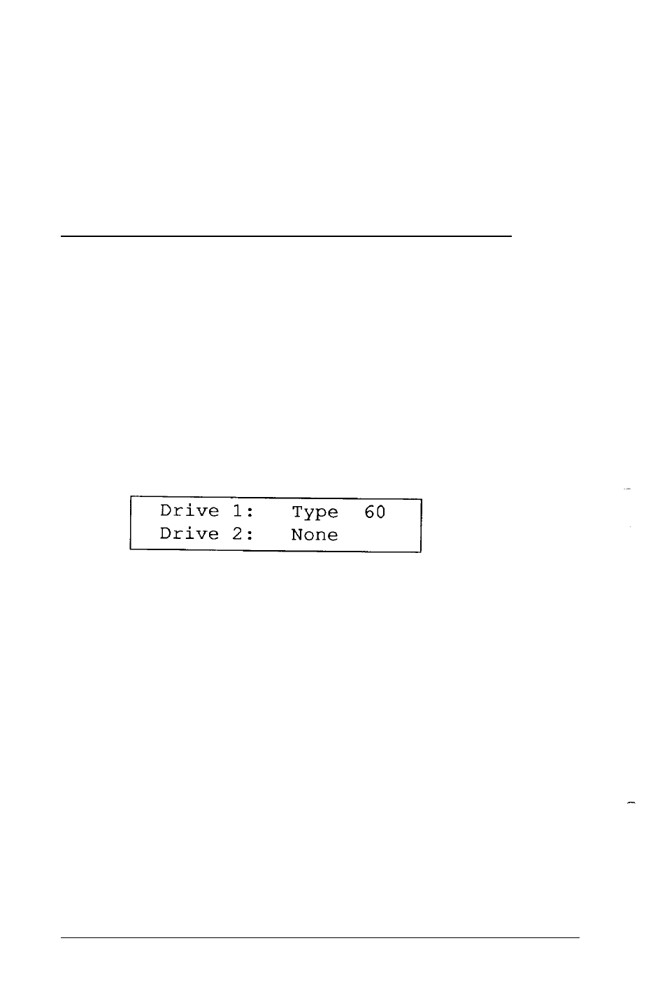 Setting the hard disk drive configuration | Epson 386/25 User Manual | Page 58 / 326