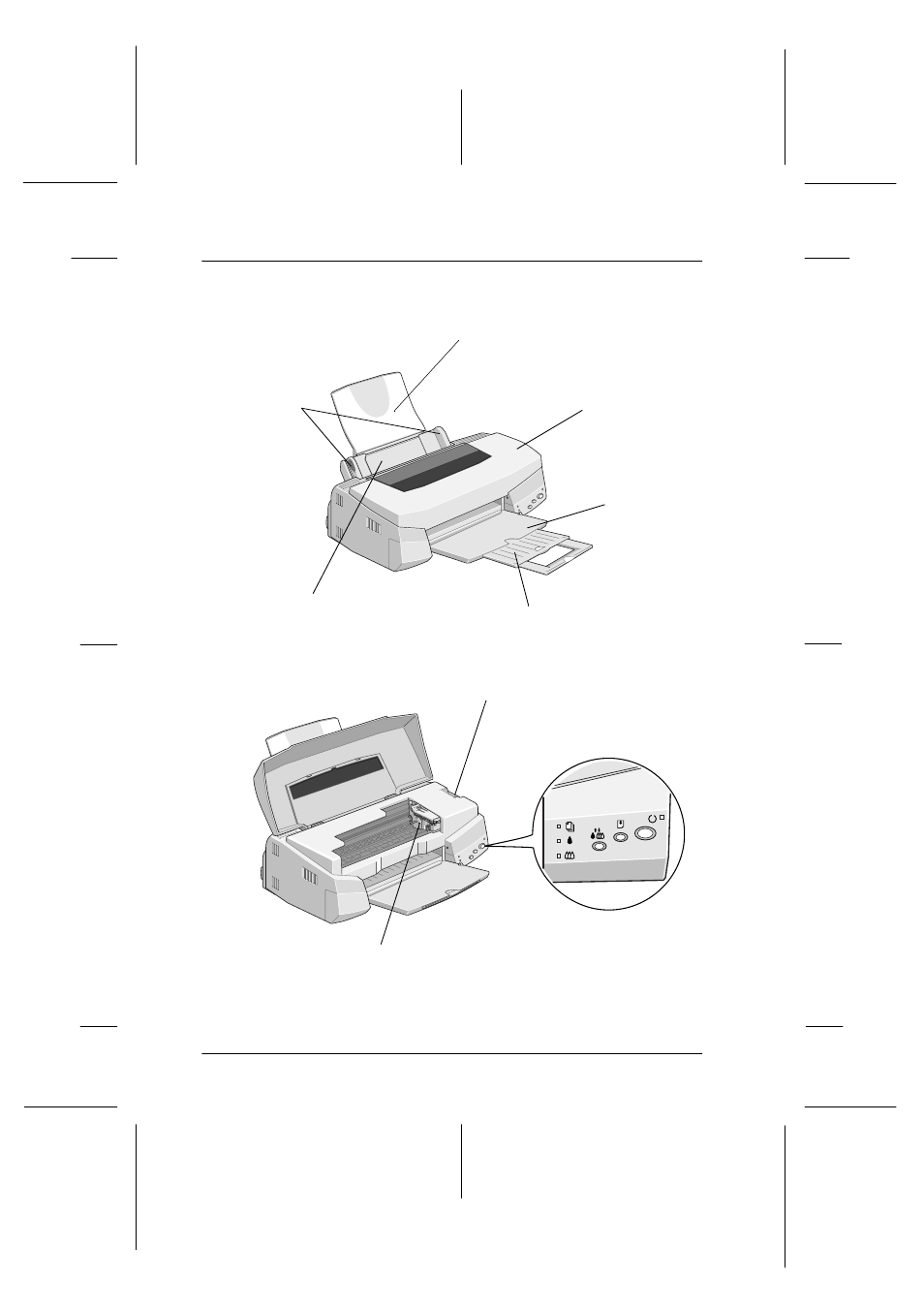 Printer parts and control panel functions, Seychelles short.bk rev. c | Epson 750 User Manual | Page 10 / 60