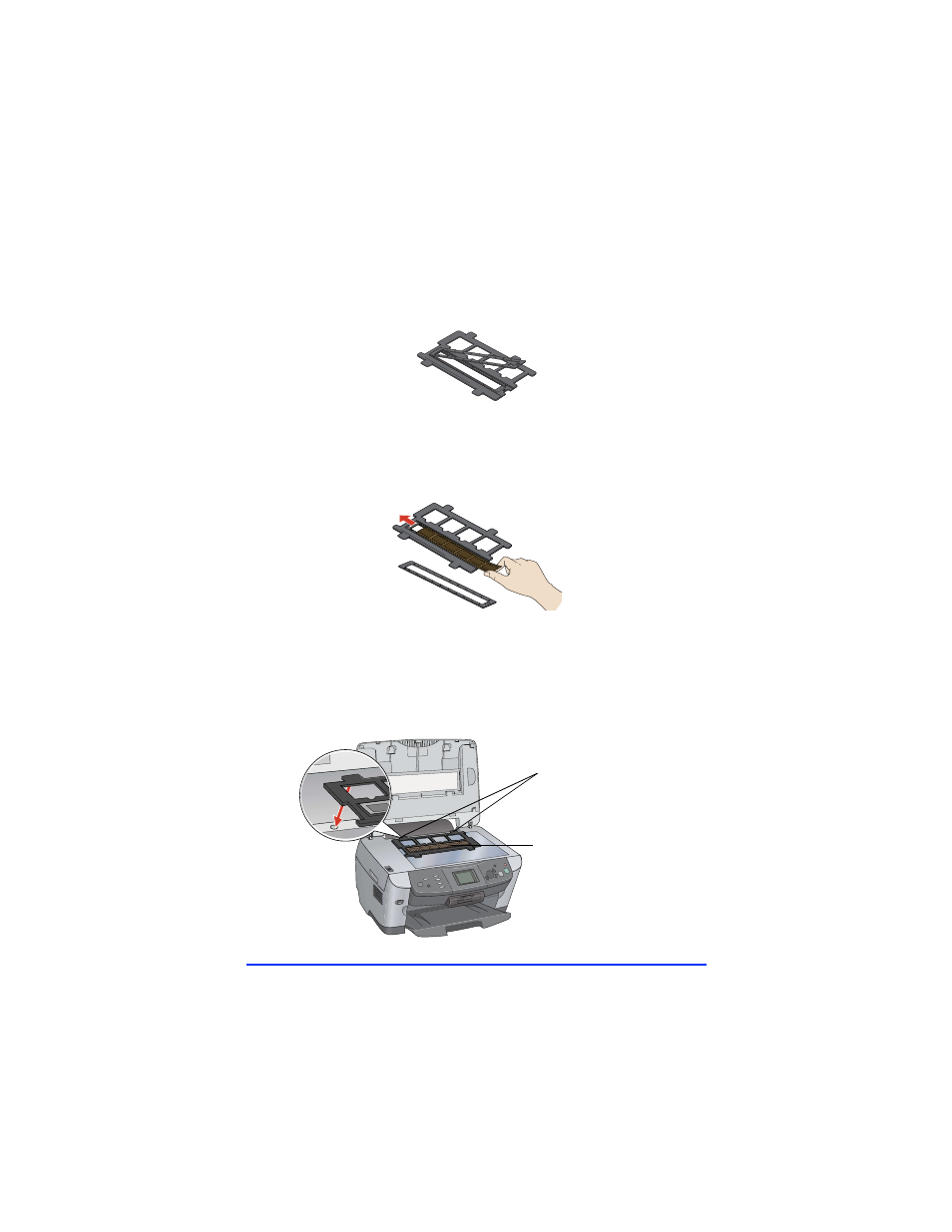 Loading a filmstrip | Epson Stylus Photo RX600 User Manual | Page 21 / 28