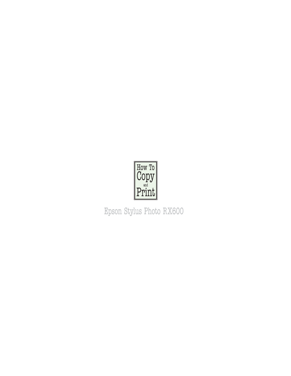Epson Stylus Photo RX600 User Manual | Page 28 / 28