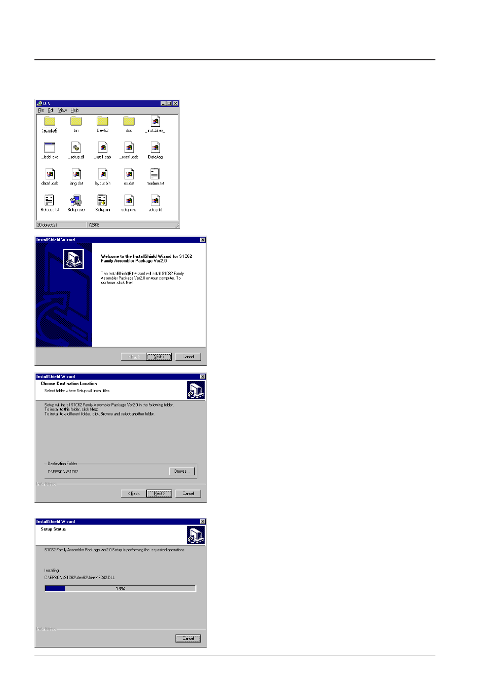 2 installation method | Epson S5U1C62000A User Manual | Page 16 / 255