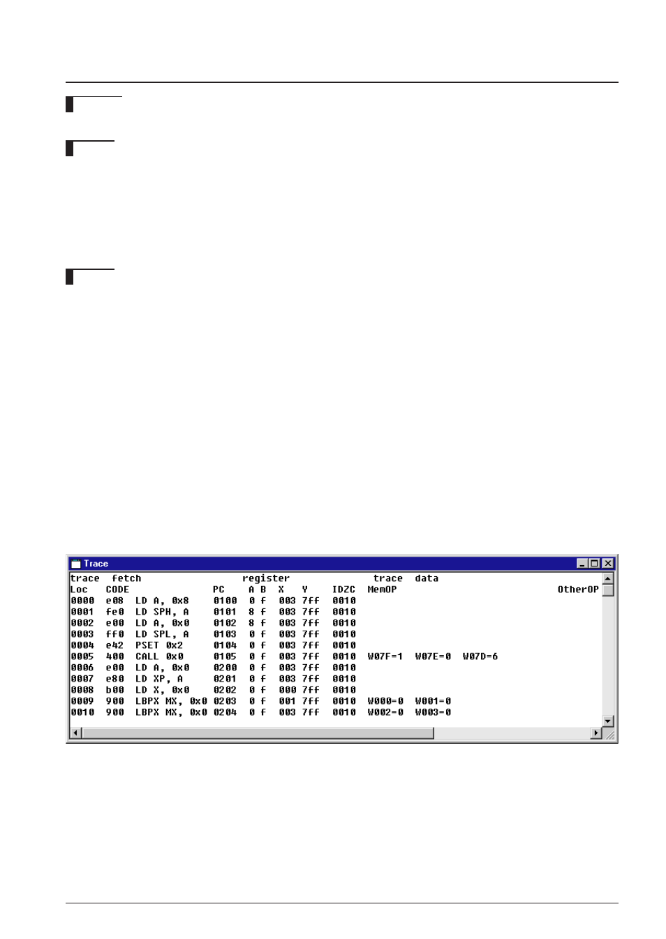 Td (trace data display) | Epson S5U1C62000A User Manual | Page 217 / 255