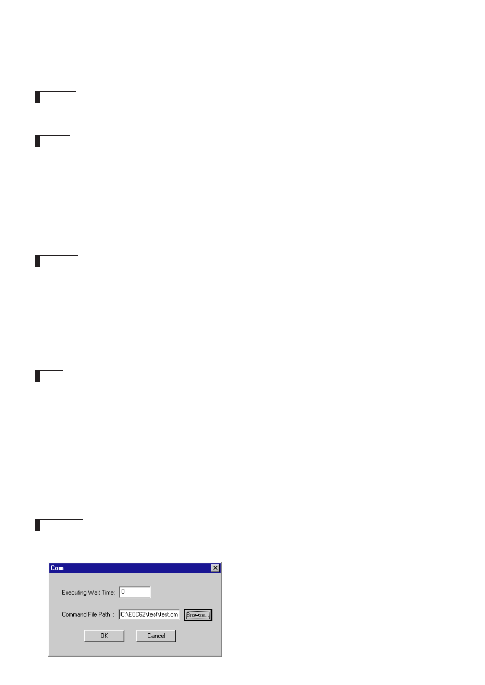 15 command file, Com (execute command file) | Epson S5U1C62000A User Manual | Page 224 / 255