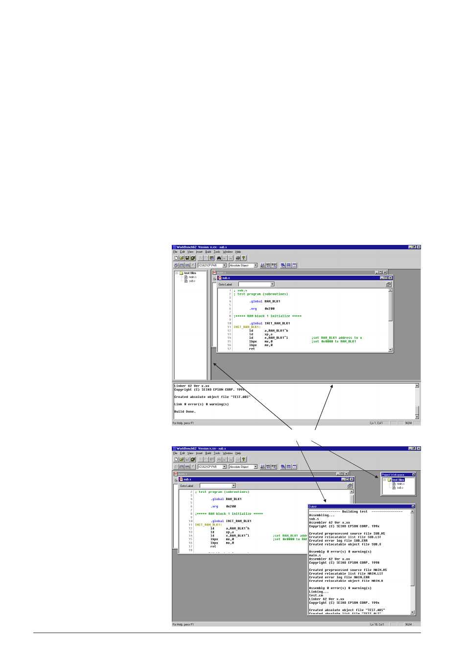 2 window manipulation | Epson S5U1C62000A User Manual | Page 28 / 255