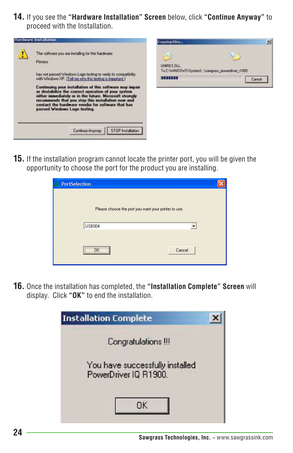 Epson STYLUS R1900 User Manual | Page 30 / 56