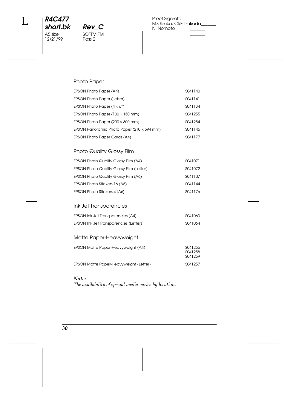 R4c477 short.bk rev_c | Epson 860 User Manual | Page 37 / 75