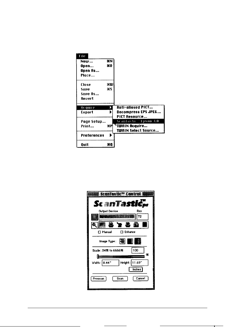 Epson Pro Mac ES-1200C User Manual | Page 12 / 17