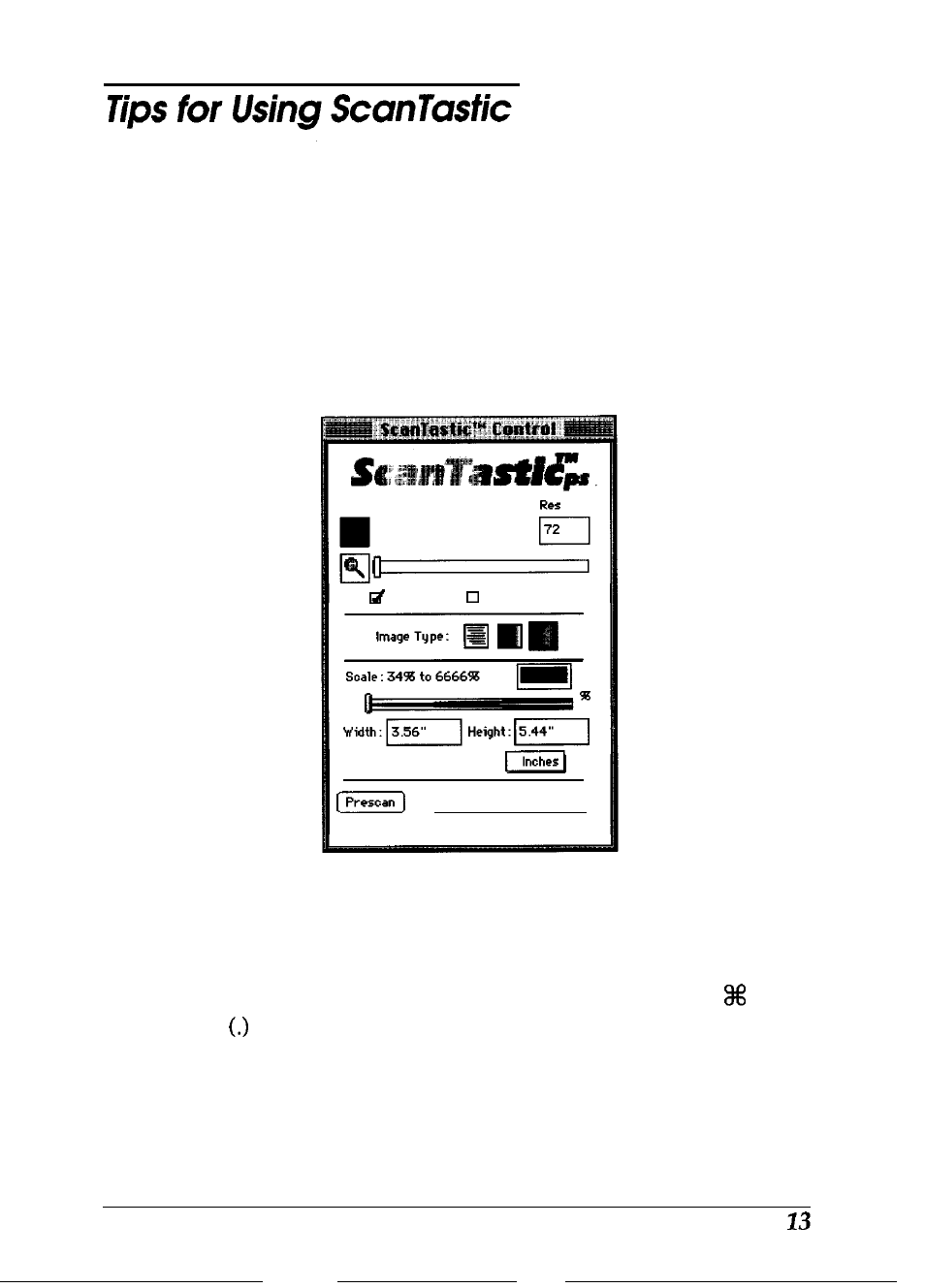 Tips for using scantastic | Epson Pro Mac ES-1200C User Manual | Page 16 / 17