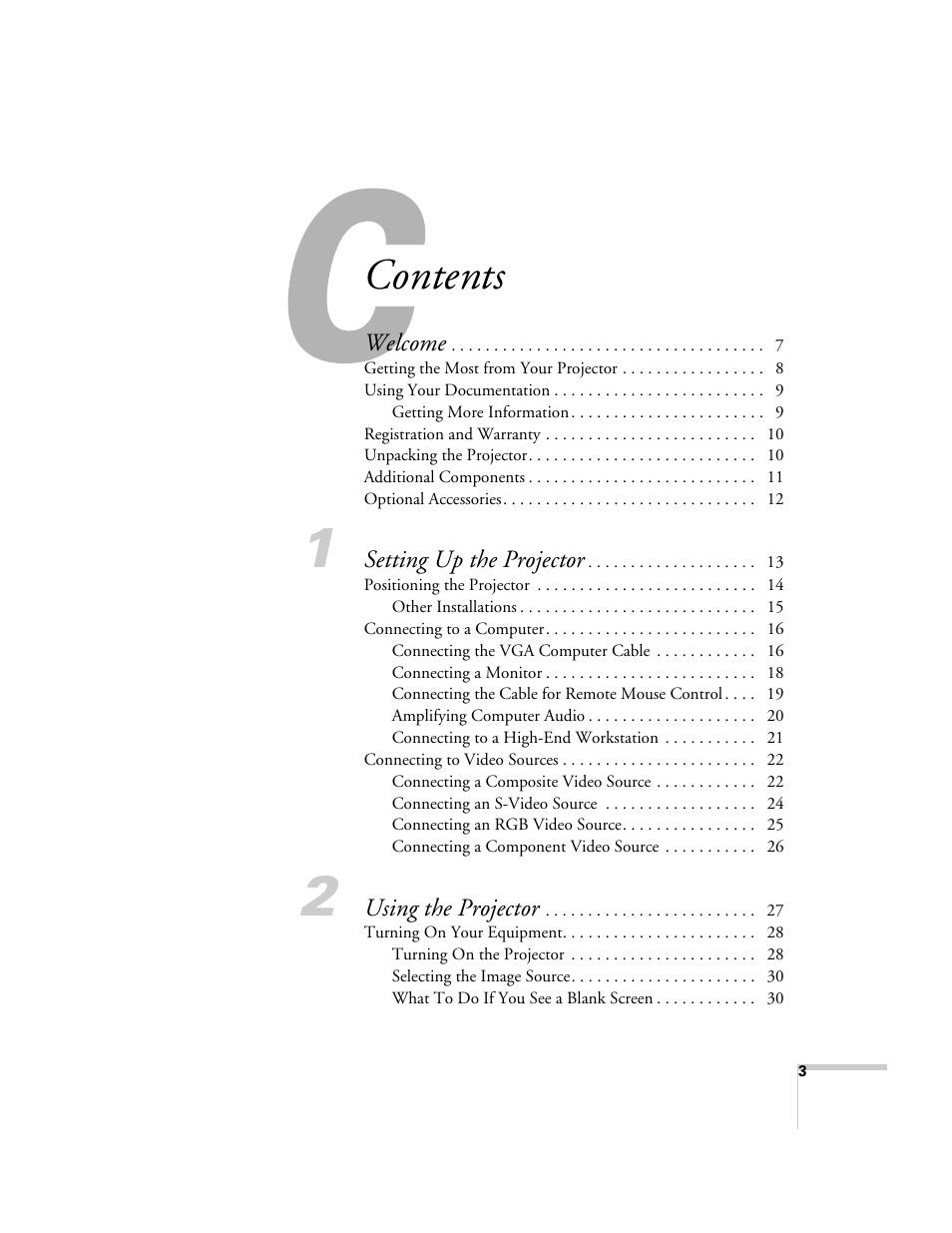 Epson 54c User Manual | Page 3 / 106