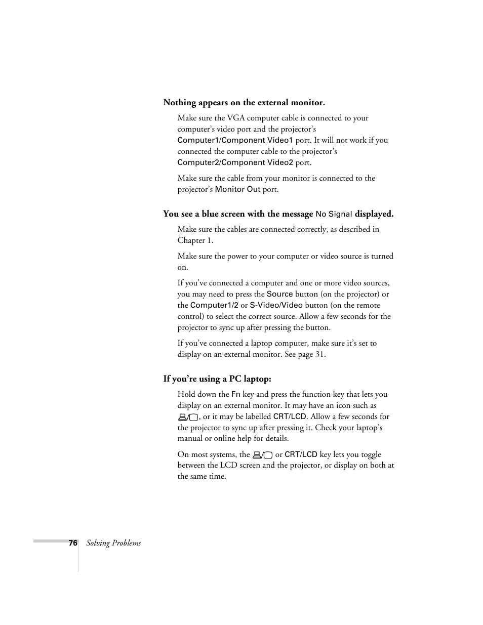 Epson 54c User Manual | Page 76 / 106