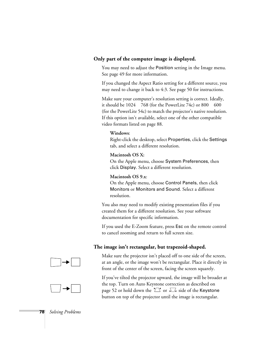 Epson 54c User Manual | Page 78 / 106