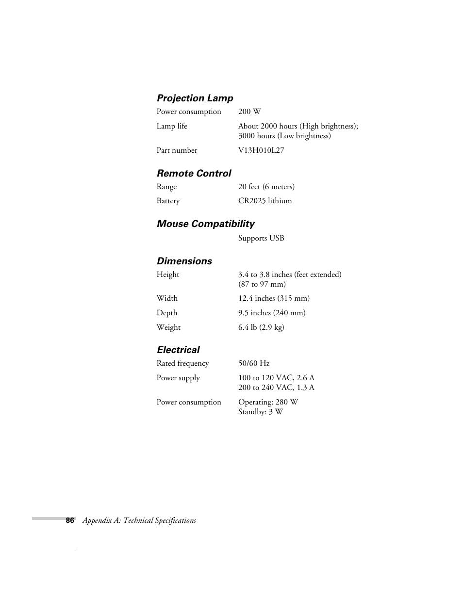 Epson 54c User Manual | Page 86 / 106