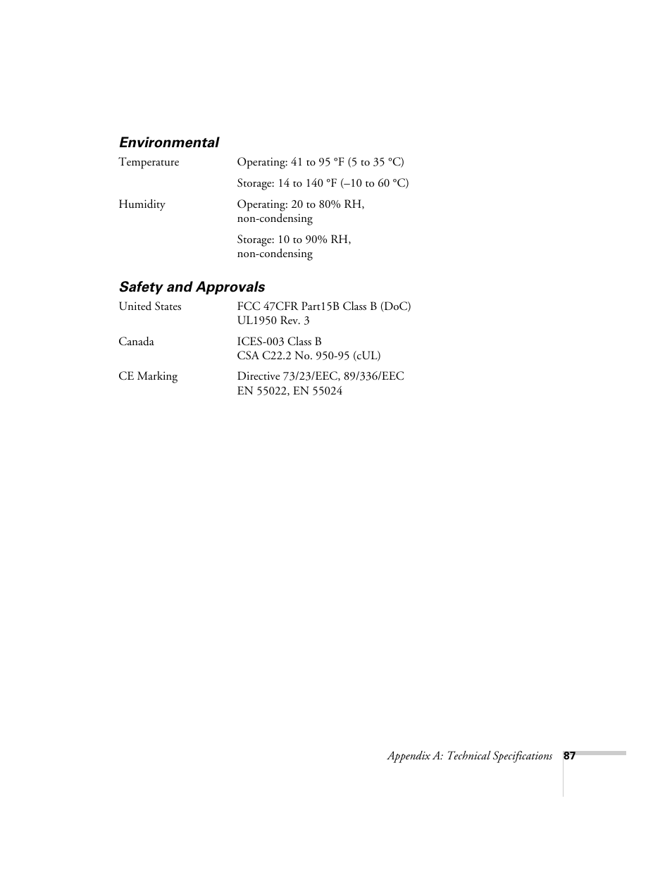 Epson 54c User Manual | Page 87 / 106