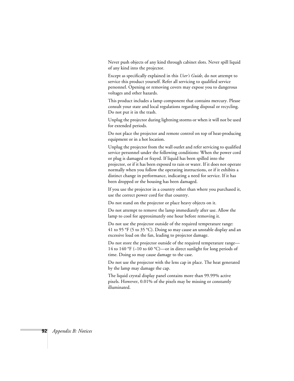 Epson 54c User Manual | Page 92 / 106