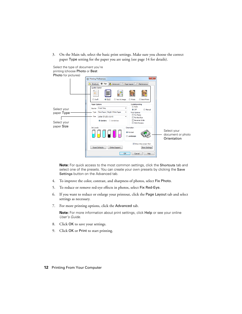 Epson Artisan 730 User Manual | Page 12 / 36