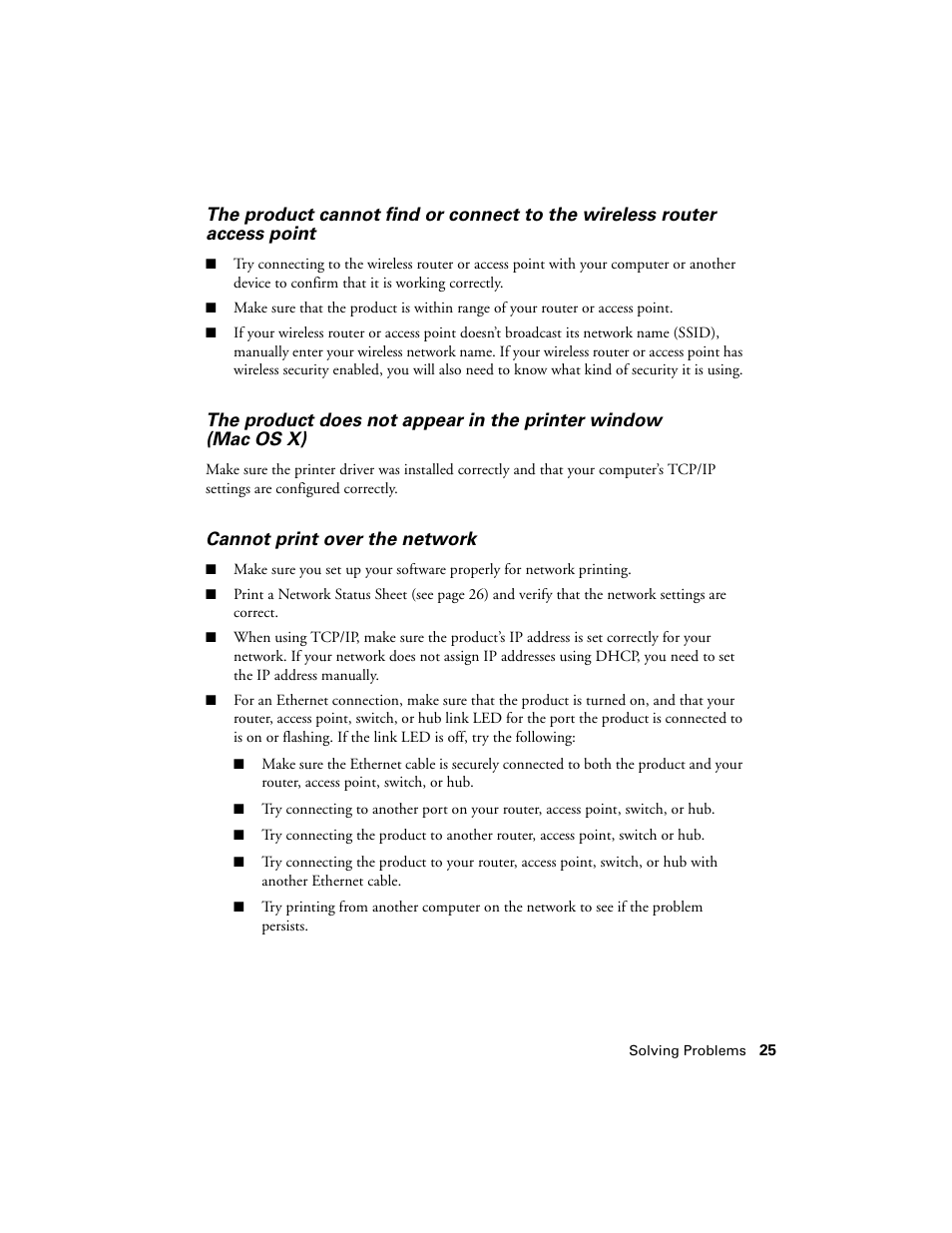 Epson Artisan 730 User Manual | Page 25 / 36