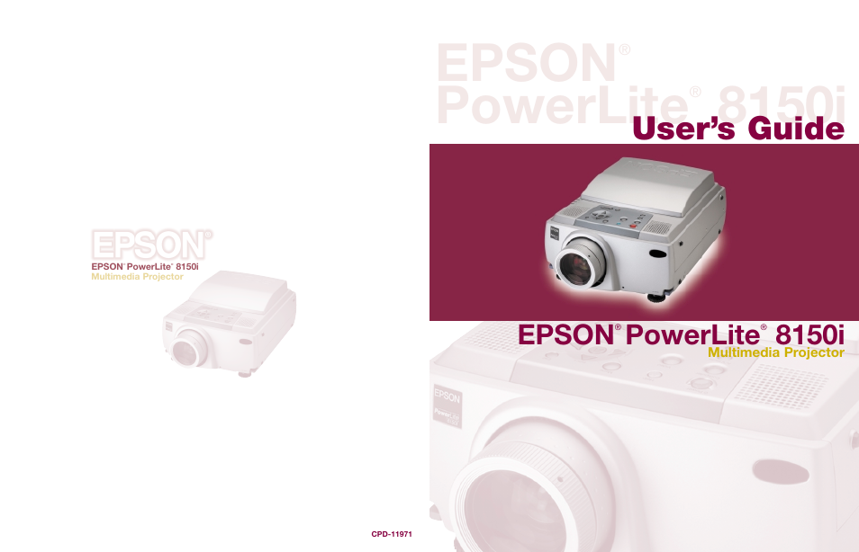 Epson 8150i User Manual | 83 pages