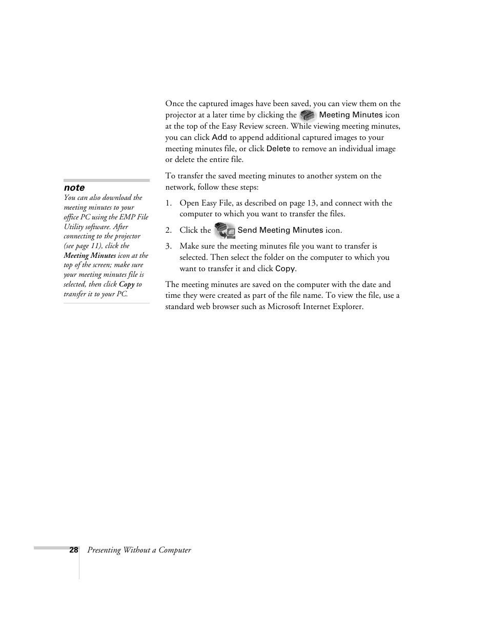 Epson 8150i User Manual | Page 33 / 83