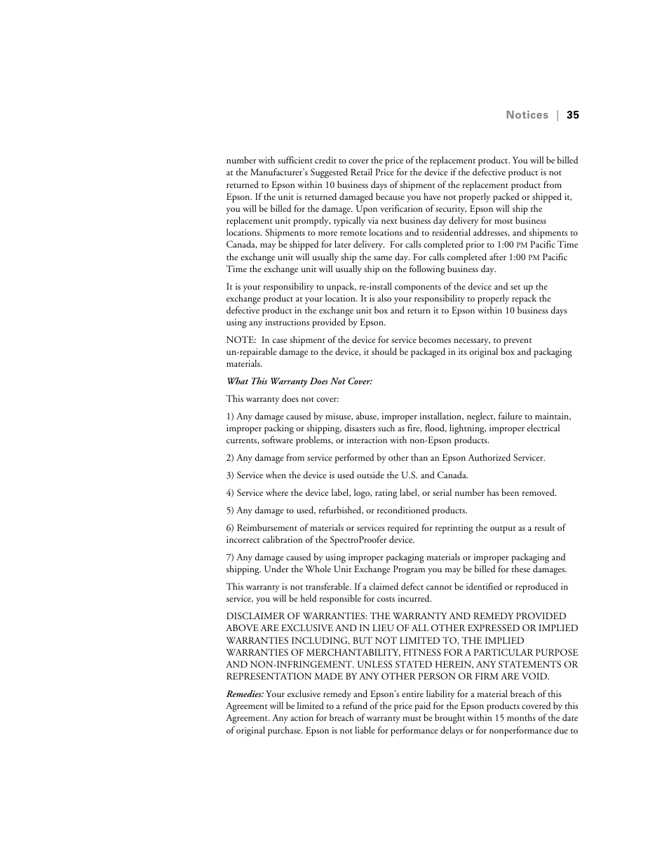 Epson Printer Accessories User Manual | Page 35 / 36