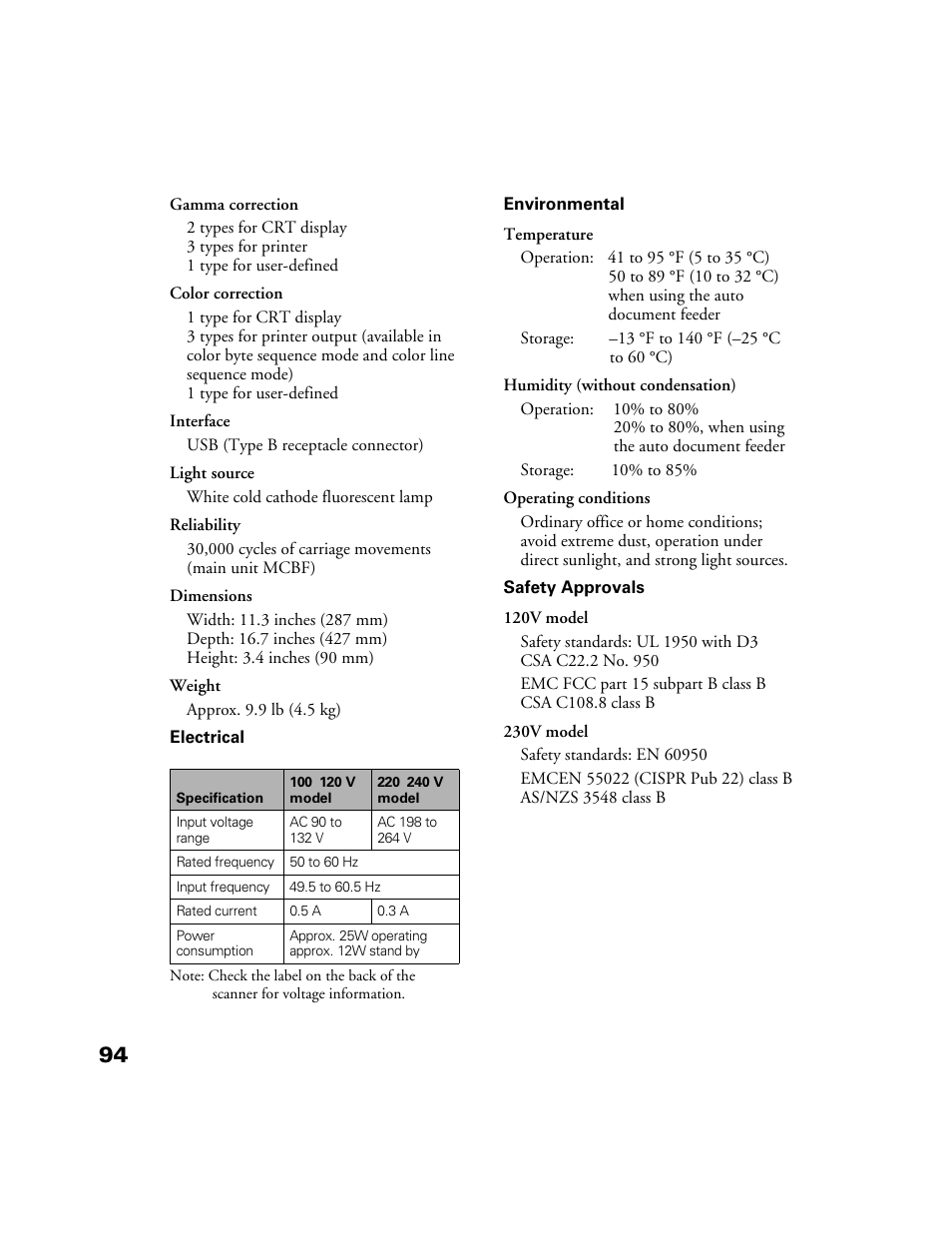 Epson Perfection 1200U User Manual | Page 101 / 113