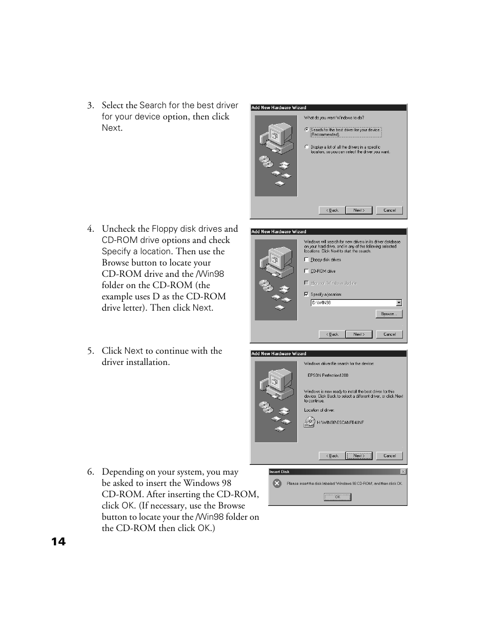 Epson Perfection 1200U User Manual | Page 21 / 113