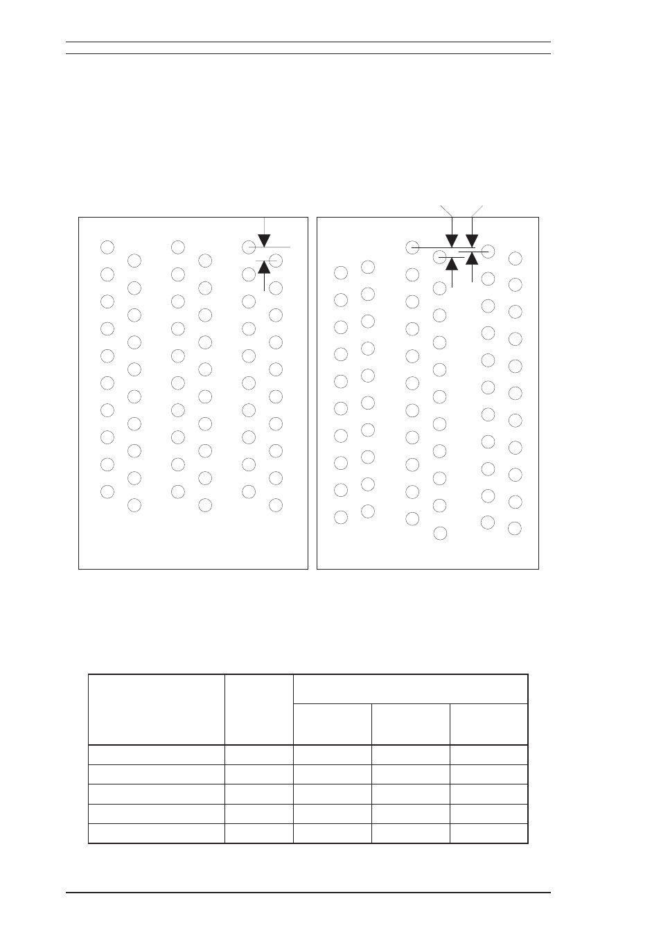 2 specifications, 1 printing specifications, Table 1-1. print speed and printable columns | Figure1-2. nozzle configuration | Epson 200 User Manual | Page 10 / 84