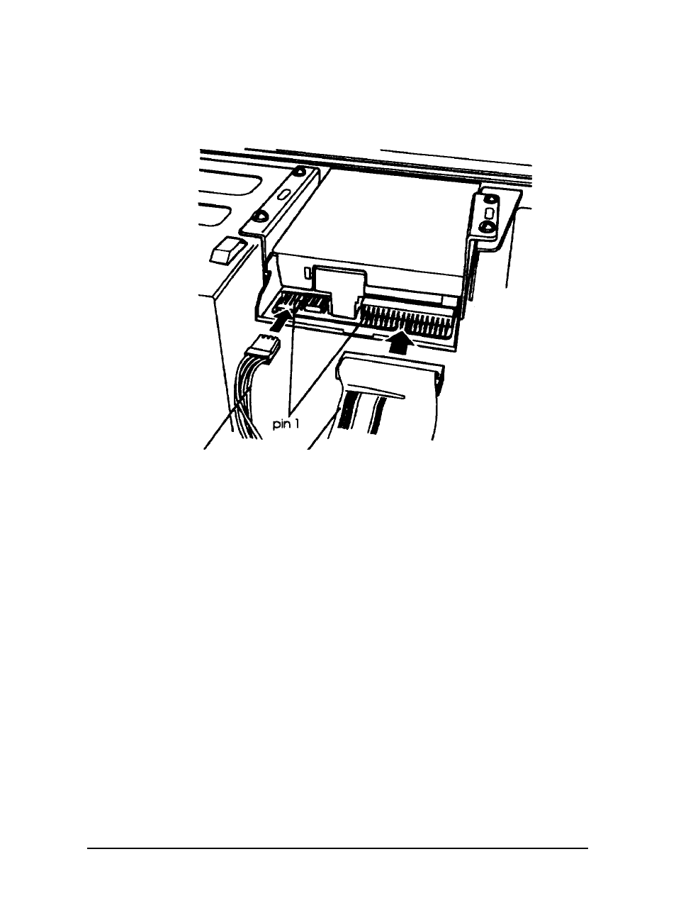 Reconnecting the cables to the diskette drive | Epson Epson User Manual | Page 110 / 196