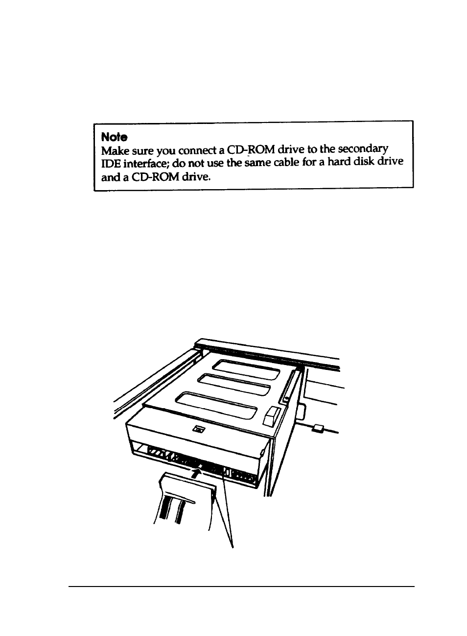 Connecting the drive and power cables | Epson Epson User Manual | Page 117 / 196