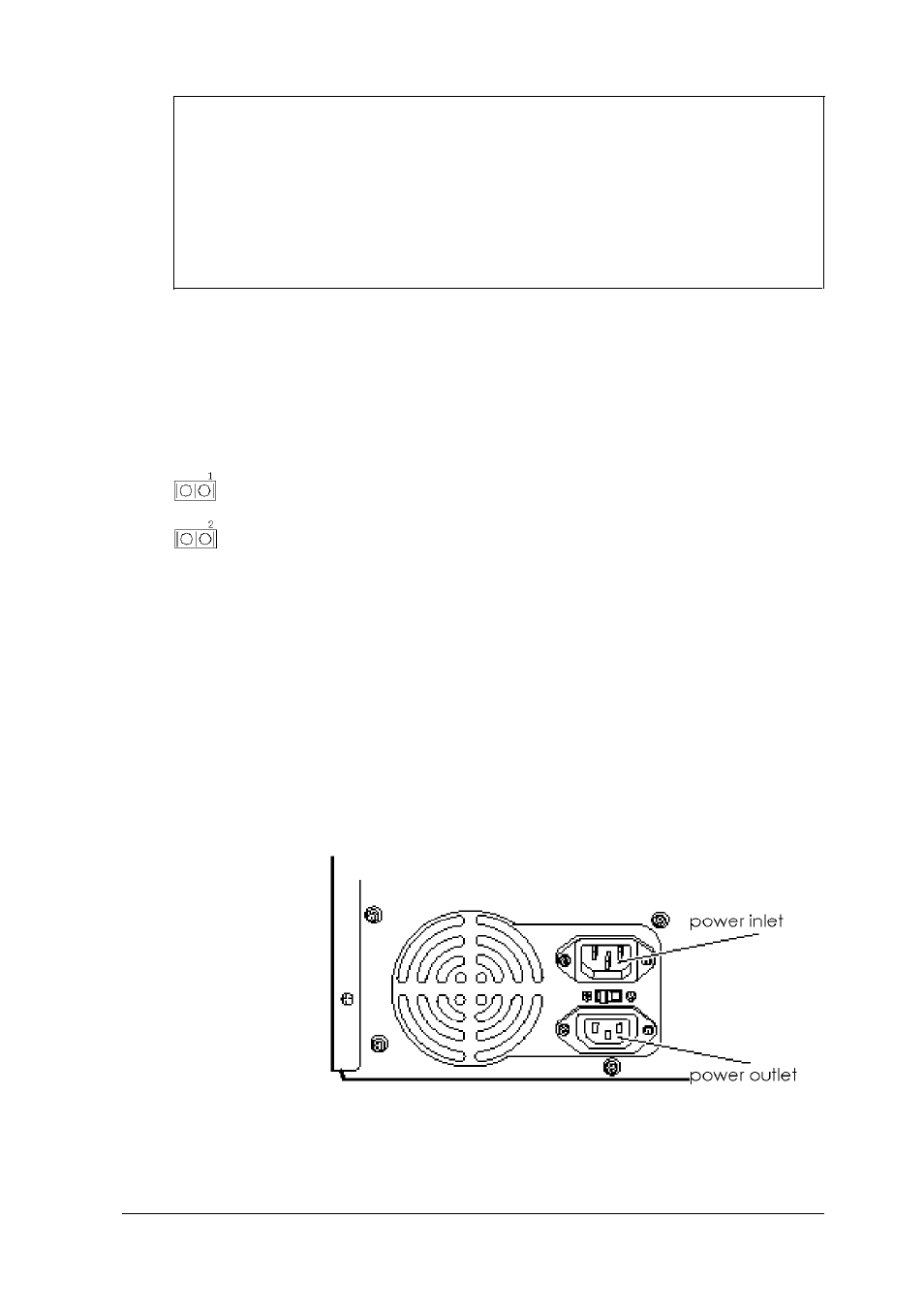 Connecting the power cord, The serial port | Epson Epson User Manual | Page 27 / 196