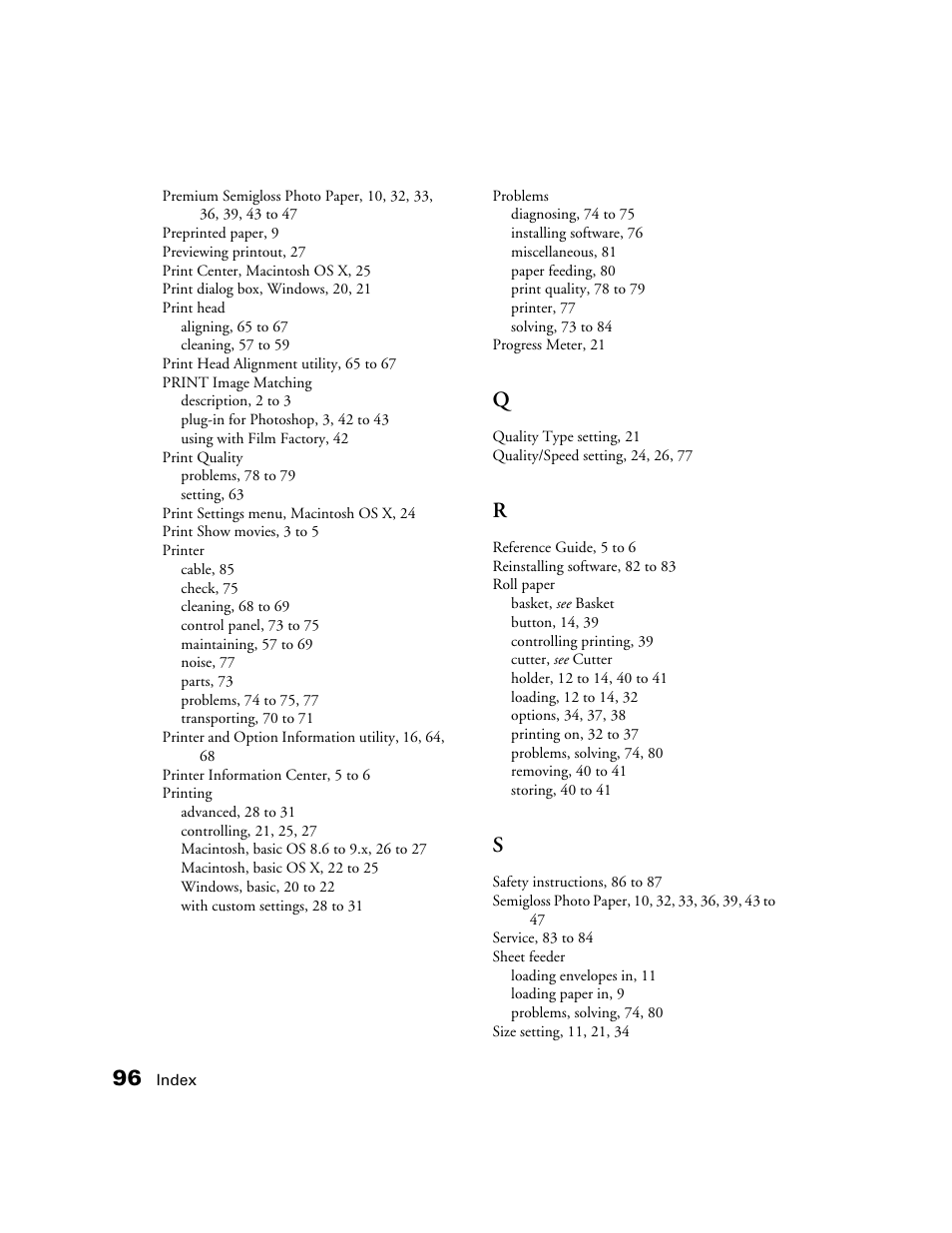 Epson 2200 User Manual | Page 102 / 106