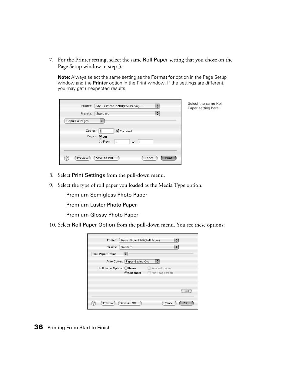 Epson 2200 User Manual | Page 42 / 106