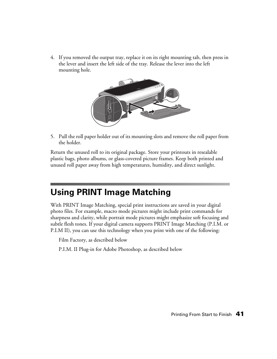 Using print image matching | Epson 2200 User Manual | Page 47 / 106