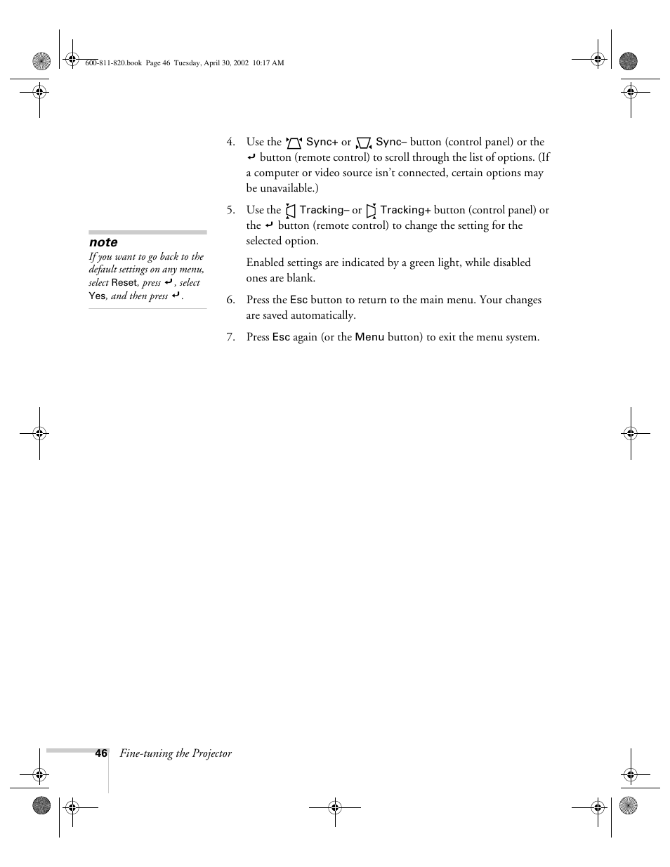 Epson 811p User Manual | Page 52 / 119