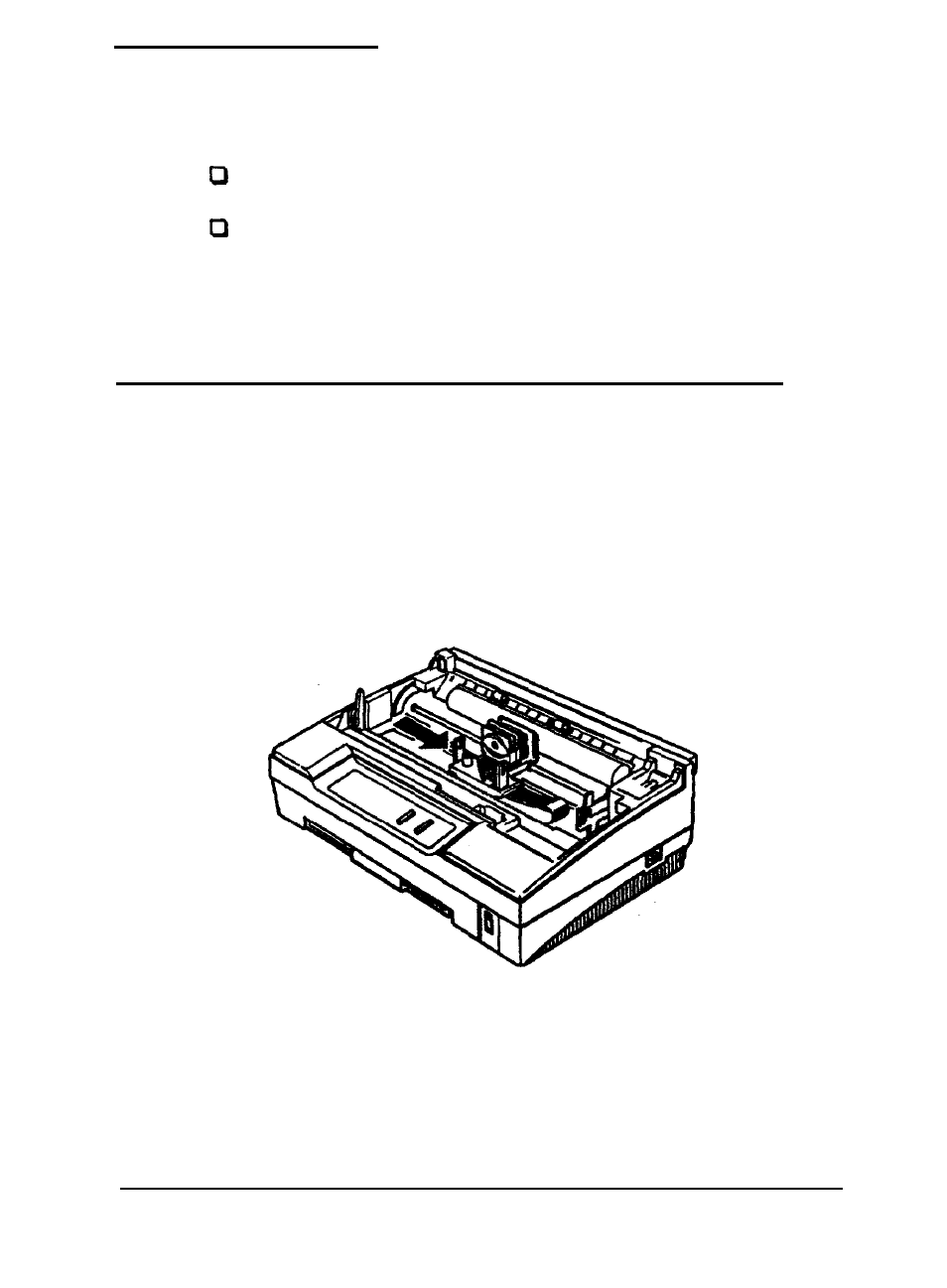 Ribbon cartridges, Installing the standard black ribbon cartridge | Epson 3260 User Manual | Page 19 / 116