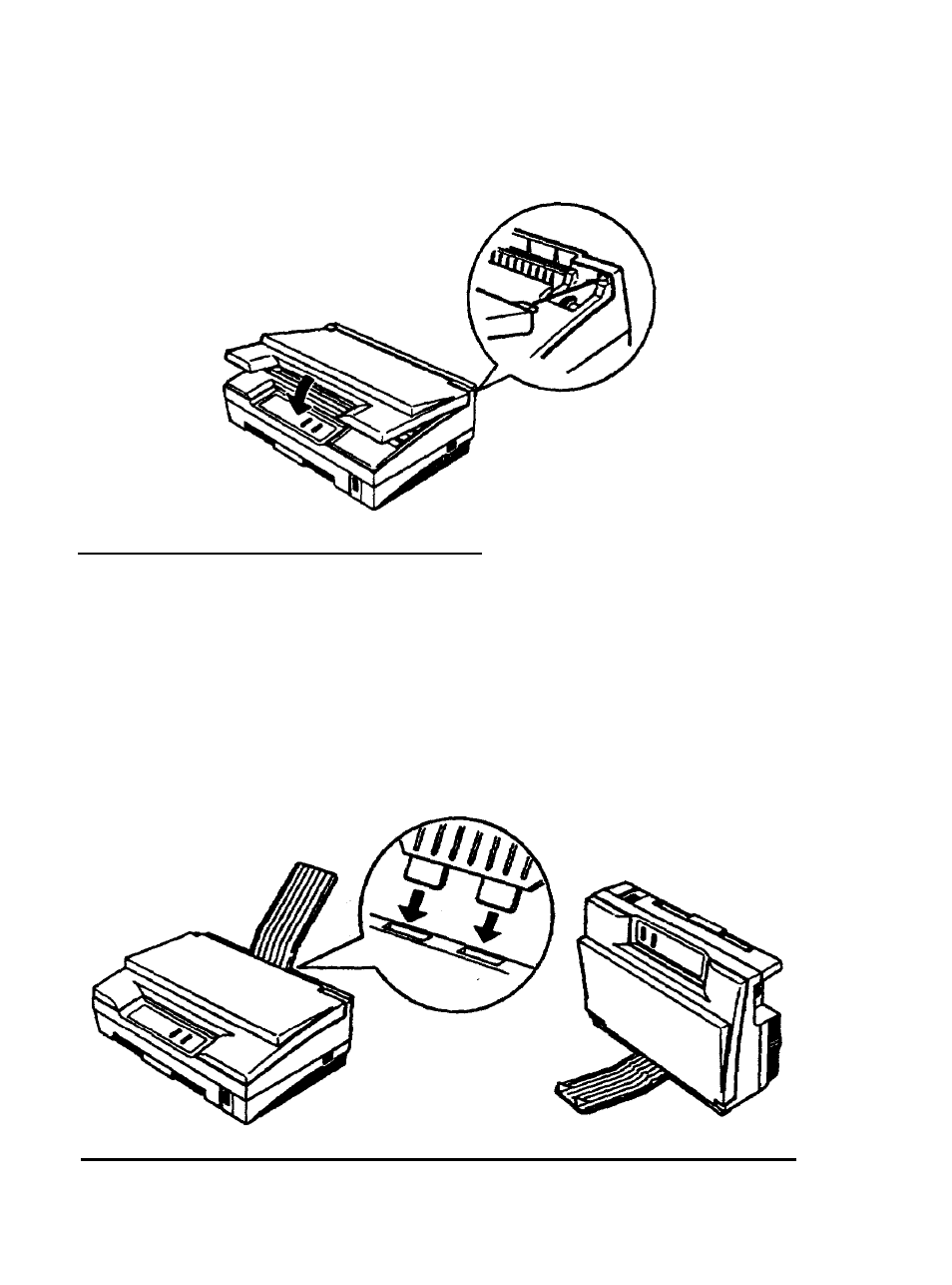 Attaching the output guide | Epson 3260 User Manual | Page 26 / 116