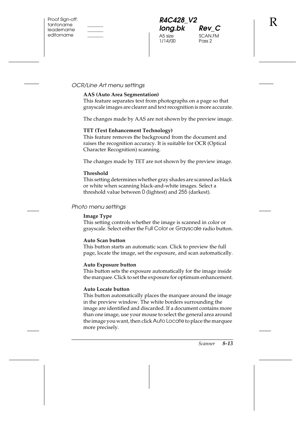 Epson 2000 User Manual | Page 119 / 231