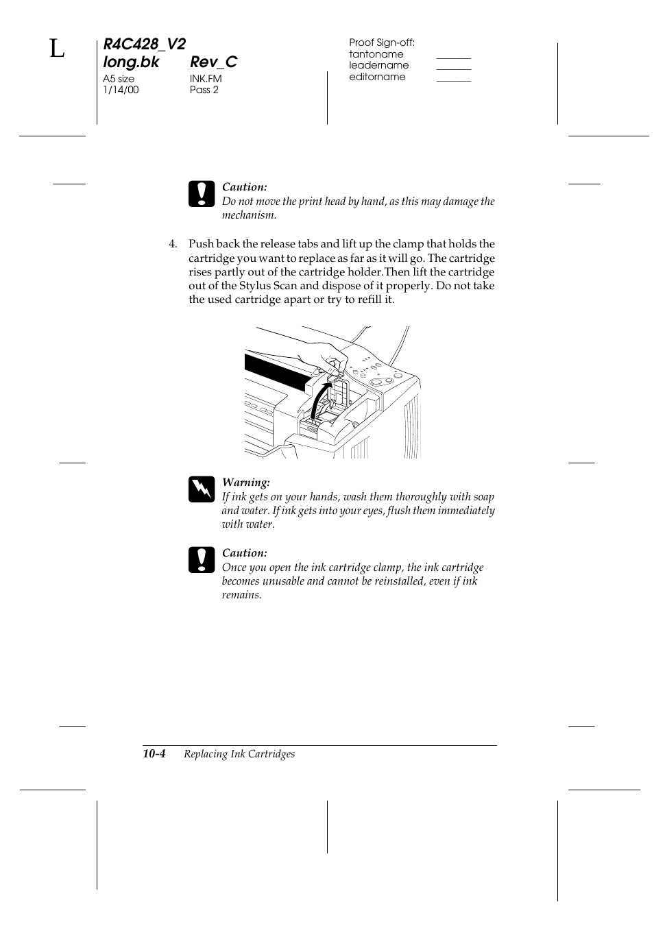 Epson 2000 User Manual | Page 134 / 231