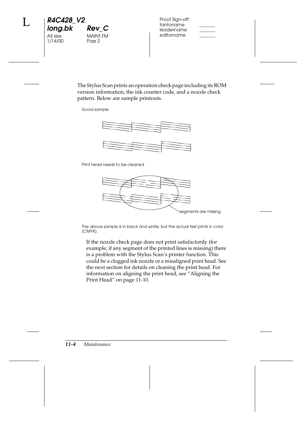 Epson 2000 User Manual | Page 150 / 231