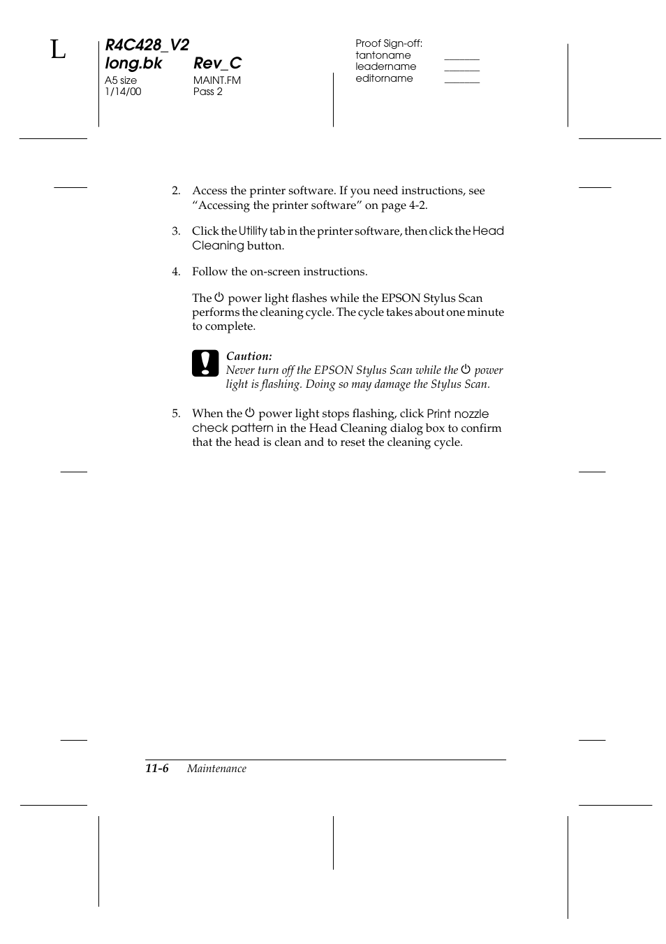 Epson 2000 User Manual | Page 152 / 231