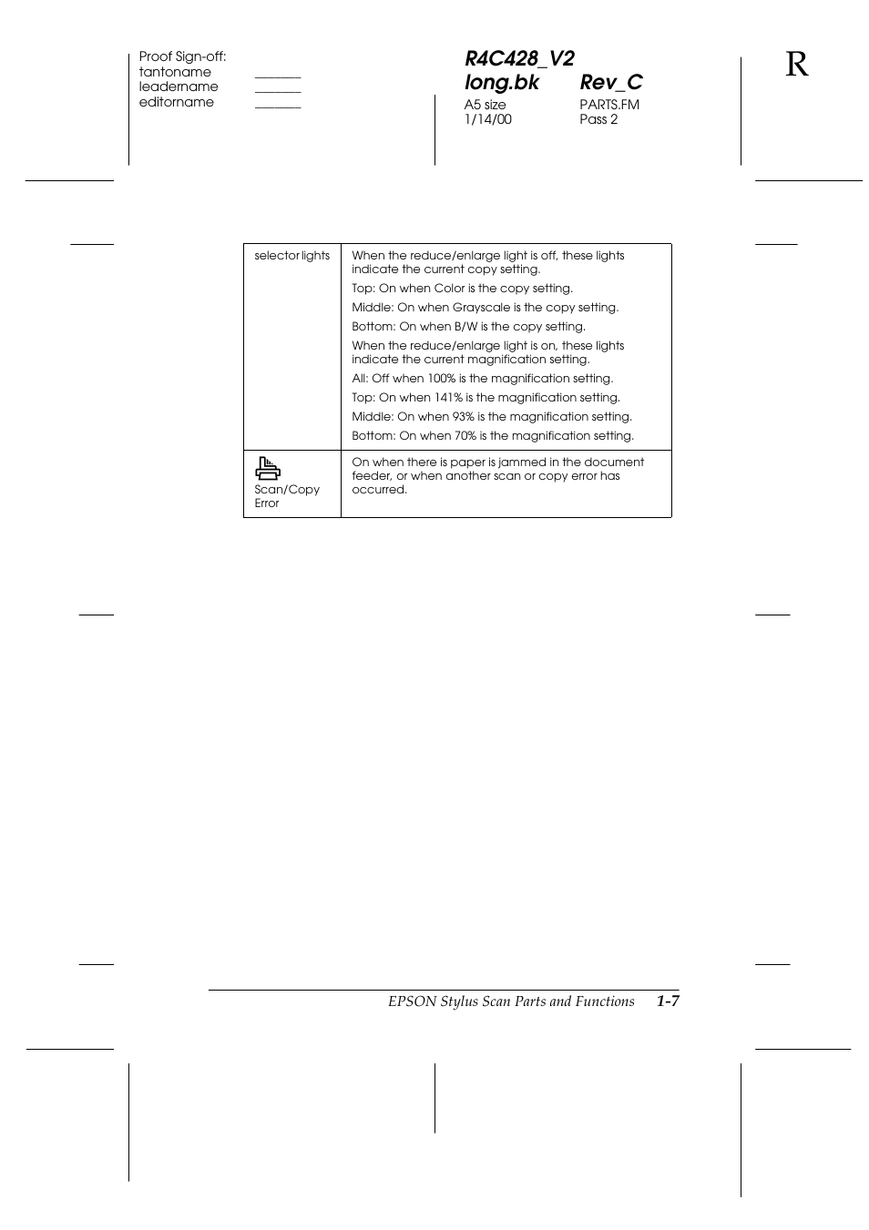 Epson 2000 User Manual | Page 17 / 231