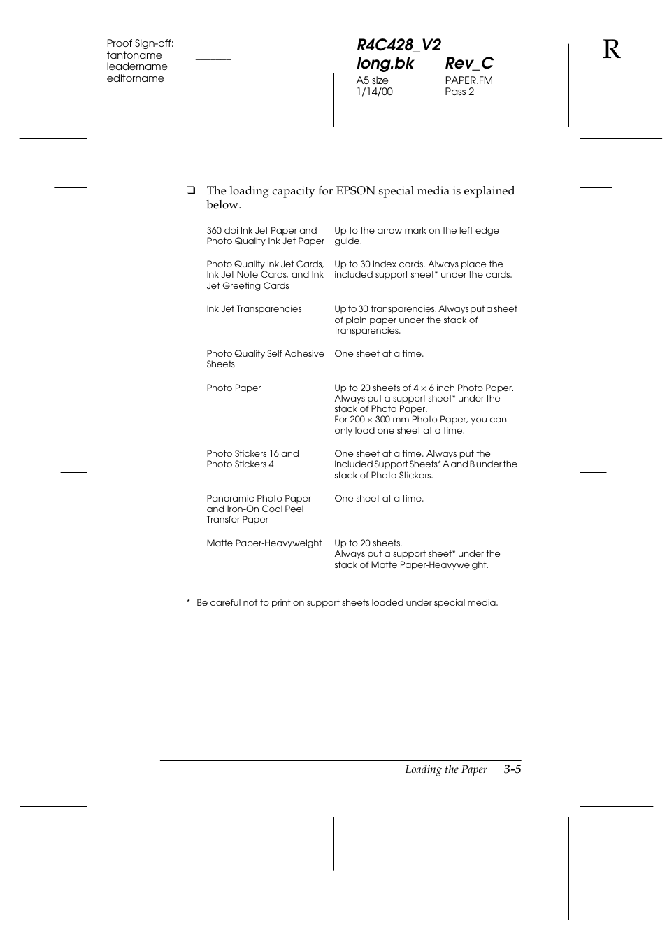 Epson 2000 User Manual | Page 29 / 231