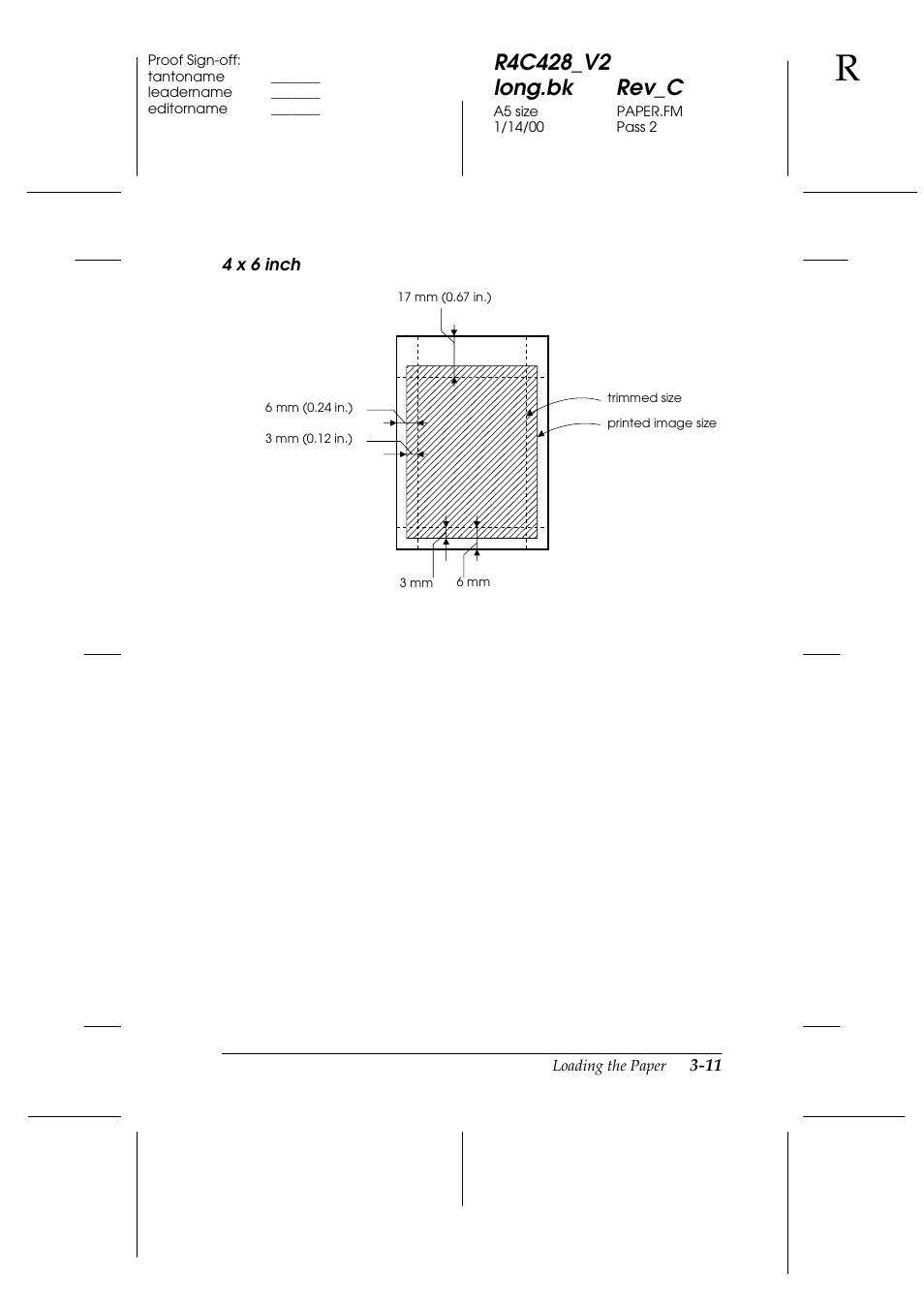 4 x 6 inch | Epson 2000 User Manual | Page 35 / 231