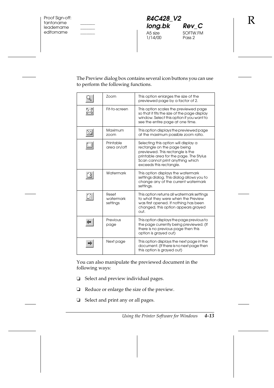 Epson 2000 User Manual | Page 49 / 231