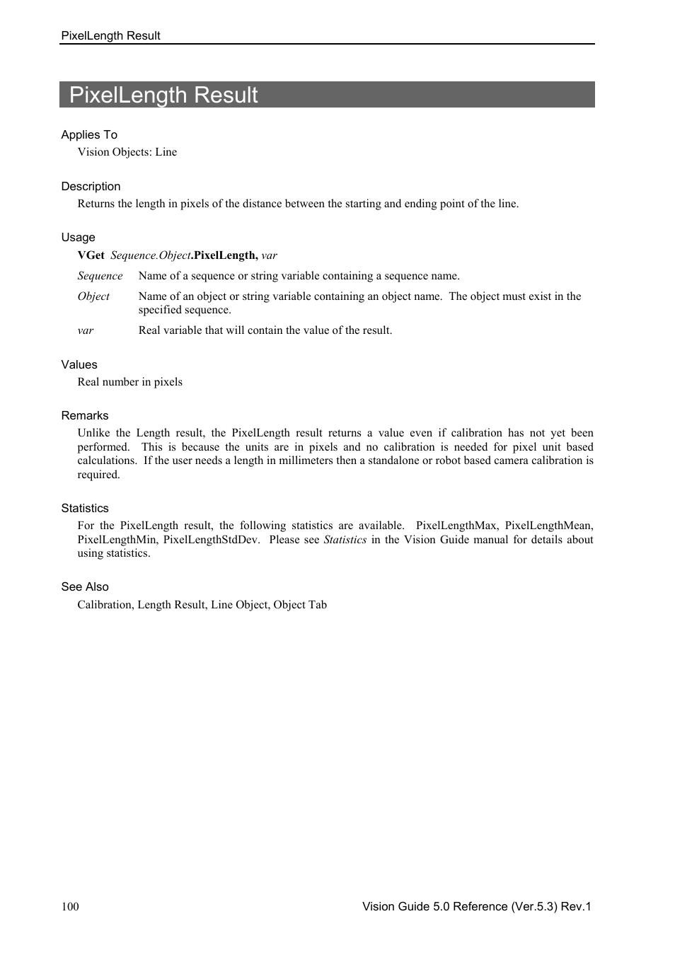 Pixellength result | Epson 5 User Manual | Page 114 / 216