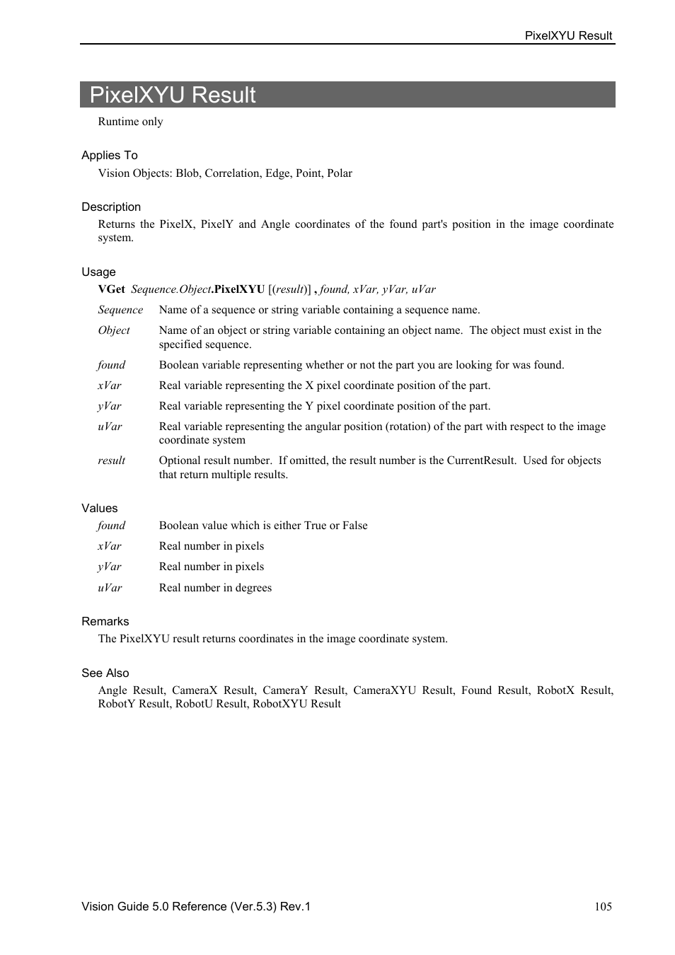 Pixelxyu result | Epson 5 User Manual | Page 119 / 216
