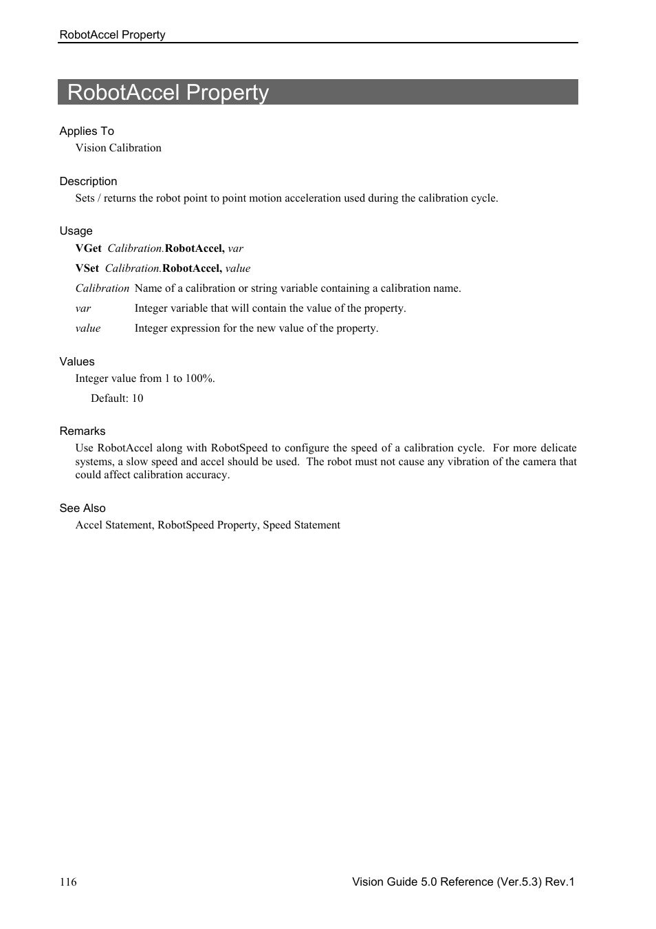 Robotaccel property | Epson 5 User Manual | Page 130 / 216