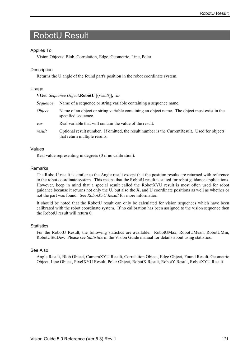 Robotu result | Epson 5 User Manual | Page 135 / 216